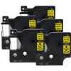 5 x Compatible Dymo D1 Label Tape 9mm Black on Yellow 40918 - 7 metres