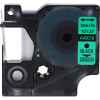 1 x Compatible Dymo D1 Label Tape 12mm Black on Green 45019 - 7 metres