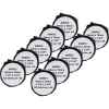 10 x Compatible Dymo LW Multi Purpose Labels 54mm x 70mm - 320 Labels SD99015 S0722440