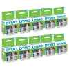 10 x Genuine Dymo LW Multi Purpose Labels 13mm x 25mm - 1000 Labels SD11353 S0722530