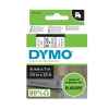 1 x Genuine Dymo D1 Label Tape 6mm Black on Clear 43610 - 7 metres