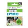 1 x Genuine Dymo D1 Label Tape 6mm Black on White 43613 - 7 metres