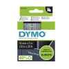 1 x Genuine Dymo D1 Label Tape 12mm White on Clear 45020 - 7 metres