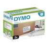 1 x Genuine Dymo LW Small Shipping Labels 59mm x 102mm - 2 Rolls of 575 Labels/Roll S0947420 S0947420