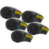 5 x Compatible Brady M21-500-595-YL 142799 Black on Yellow 12.7mm x 6.4m B-595 Durable Vinyl Material Label