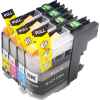 4 Pack Compatible Brother LC-133 Ink Cartridge Set (1BK,1C,1M.1Y)