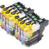 8 Pack Compatible Brother LC-133 Ink Cartridge Set (2BK,2C,2M,2Y)