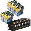 20 Pack Compatible Brother LC-139XL LC-135XL Ink Cartridge Set (5BK,5C,5M,5Y)