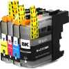 4 Pack Compatible Brother LC-233 Ink Cartridge Set (1BK,1C,1M.1Y)