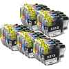 20 Pack Compatible Brother LC-3313 Ink Cartridge Set (5BK,5C,5M,5Y)