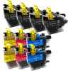 10 Pack Compatible Brother LC-3319XL Ink Cartridge Set (4BK,2C,2M,2Y)