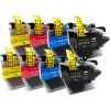 8 Pack Compatible Brother LC-3319XL Ink Cartridge Set (2BK,2C,2M,2Y)