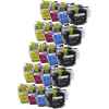 20 Pack Compatible Brother LC-3329XL Ink Cartridge Set (5BK,5C,5M,5Y)