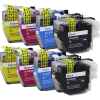 8 Pack Compatible Brother LC-3329XL Ink Cartridge Set (2BK,2C,2M,2Y)