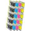 20 Pack Compatible Brother LC-37 Ink Cartridge Set (5BK,5C,5M,5Y)