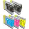 5 Pack Compatible Brother LC-37 Ink Cartridge Set (2BK,1C,1M,1Y)