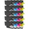 20 Pack Compatible Brother LC-434 Ink Cartridge Set (5BK,5C,5M,5Y)