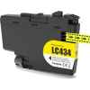 1 x Compatible Brother LC-434 Yellow Ink Cartridge LC-434Y