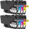 8 Pack Compatible Brother LC-436 Ink Cartridge Set (2BK,2C,2M,2Y)