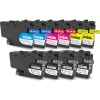 10 Pack Compatible Brother LC-436XL Ink Cartridge Set (4BK,2C,2M,2Y)