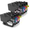 8 Pack Compatible Brother LC-436XL Ink Cartridge Set (2BK,2C,2M,2Y)