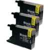 3 x Compatible Brother LC-73 Black Ink Cartridge LC-73BK