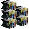 20 Pack Compatible Brother LC-73 Ink Cartridge Set (5BK,5C,5M,5Y)