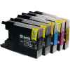 5 Pack Compatible Brother LC-73 Ink Cartridge Set (2BK,1C,1M,1Y)