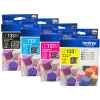 4 Pack Genuine Brother LC-133 Ink Cartridge Set (1BK,1C,1M,1Y)