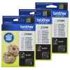 3 x Genuine Brother LC-233 Black Ink Cartridge LC-233BK