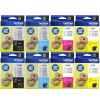 8 Pack Genuine Brother LC-233 Ink Cartridge Set (2BK,2C,2M,2Y)