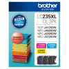 1 x Genuine Brother LC-235XL C/M/Y Ink Cartridge Colour Pack LC-235XLCL3PK