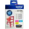 1 x Genuine Brother LC-3319XL C/M/Y Ink Cartridge Colour Pack LC-3319XL3PK