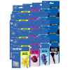 20 Pack Genuine Brother LC-37 Ink Cartridge Set (5BK,5C,5M,5Y)