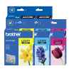 5 Pack Genuine Brother LC-37 Ink Cartridge Set (2BK,1C,1M,1Y)