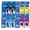 8 Pack Genuine Brother LC-37 Ink Cartridge Set (2BK,2C,2M,2Y)