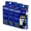 3 x Genuine Brother LC-38 Black Ink Cartridge LC-38BK