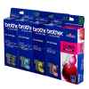 4 Pack Genuine Brother LC-38 Ink Cartridge Set (1BK,1C,1M,1Y)