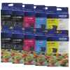 10 Pack Genuine Brother LC-40 Ink Cartridge Set (4BK,2C,2M,2Y)