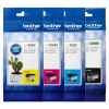 4 Pack Genuine Brother LC-436 Ink Cartridge Set (1BK,1C,1M,1Y)