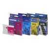 4 Pack Genuine Brother LC-57 Ink Cartridge Set (1BK,1C,1M,1Y)