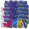 20 Pack Genuine Brother LC-57 Ink Cartridge Set (5BK,5C,5M,5Y)