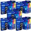 20 Pack Genuine Brother LC-67 Ink Cartridge Set (5BK,5C,5M,5Y)