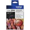 1 x Genuine Brother LC-73 Black Ink Cartridge Twin Pack LC-73BK2PK