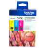 1 x Genuine Brother LC-73 C/M/Y Ink Cartridge Colour Pack LC-73CL3PK