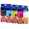 4 Pack Genuine Brother LC-73 Ink Cartridge Set (1BK,1C,1M,1Y)