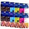 10 Pack Genuine Brother LC-73 Ink Cartridge Set (4BK,2C,2M,2Y)