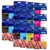 20 Pack Genuine Brother LC-73 Ink Cartridge Set (5BK,5C,5M,5Y)