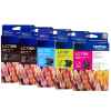 5 Pack Genuine Brother LC-73 Ink Cartridge Set (2BK,1C,1M,1Y)