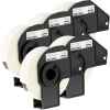 5 x Compatible Brother DK-11203 White Paper Label Roll - 17mm x 87mm - 300 Labels per Roll